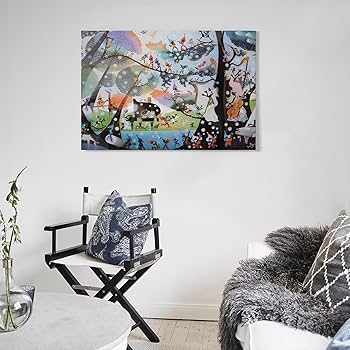 Amazon.co.jp: 藤城清治影絵の世界 泣いた赤鬼 絵画ポスター